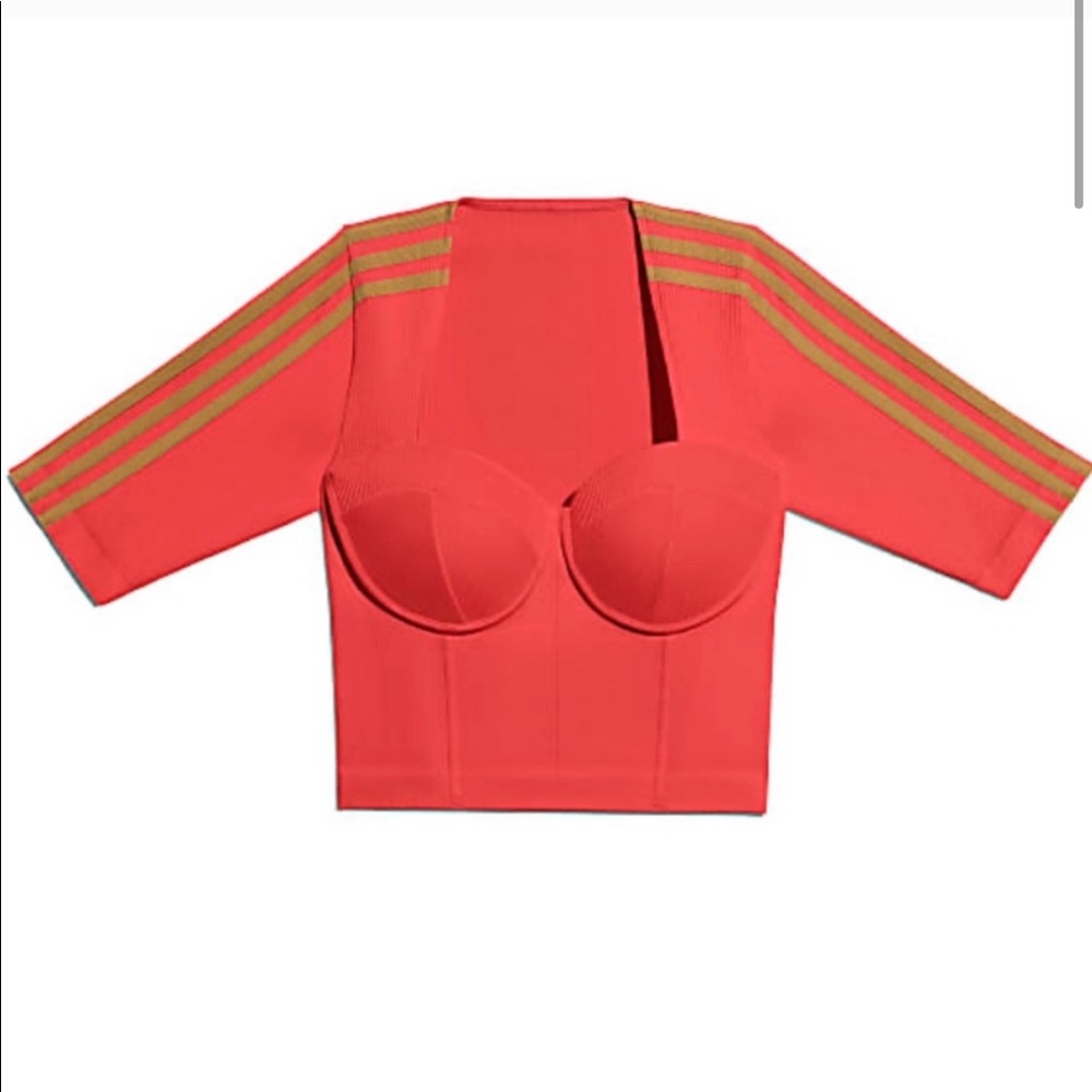 Beyonce IVY Park, orange crop top